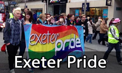 Exeter Pride Flags